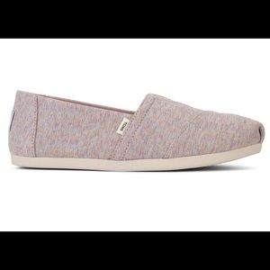 TOMS Metallic Soft Pink Cloudbound Alpargata 9.5